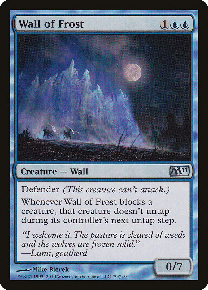 Wall of Frost [Magic 2011] | North Valley Games