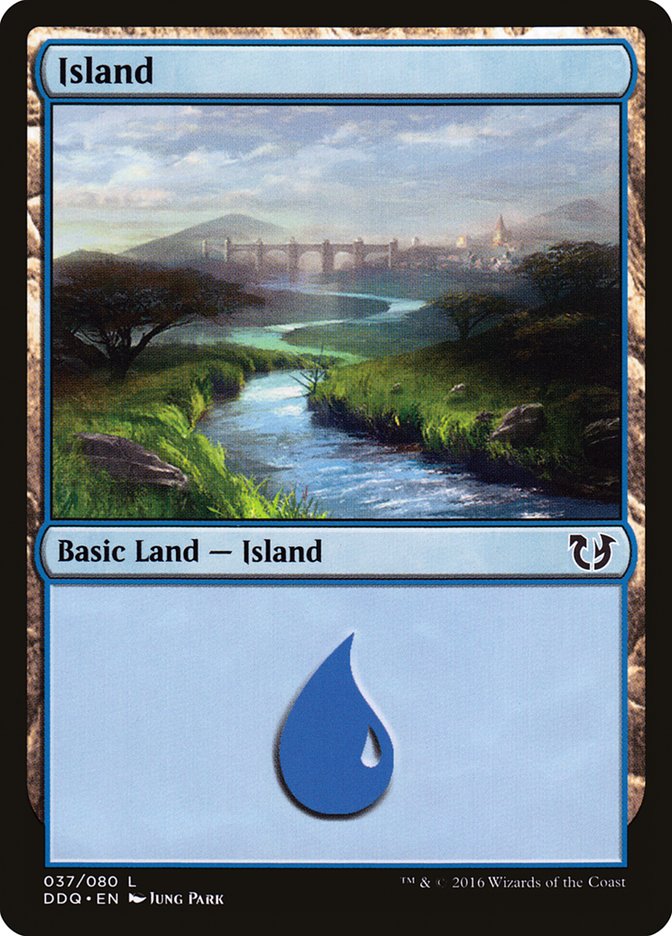 Island (37) [Duel Decks: Blessed vs. Cursed] | North Valley Games