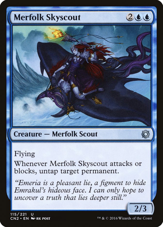 Merfolk Skyscout [Conspiracy: Take the Crown] | North Valley Games