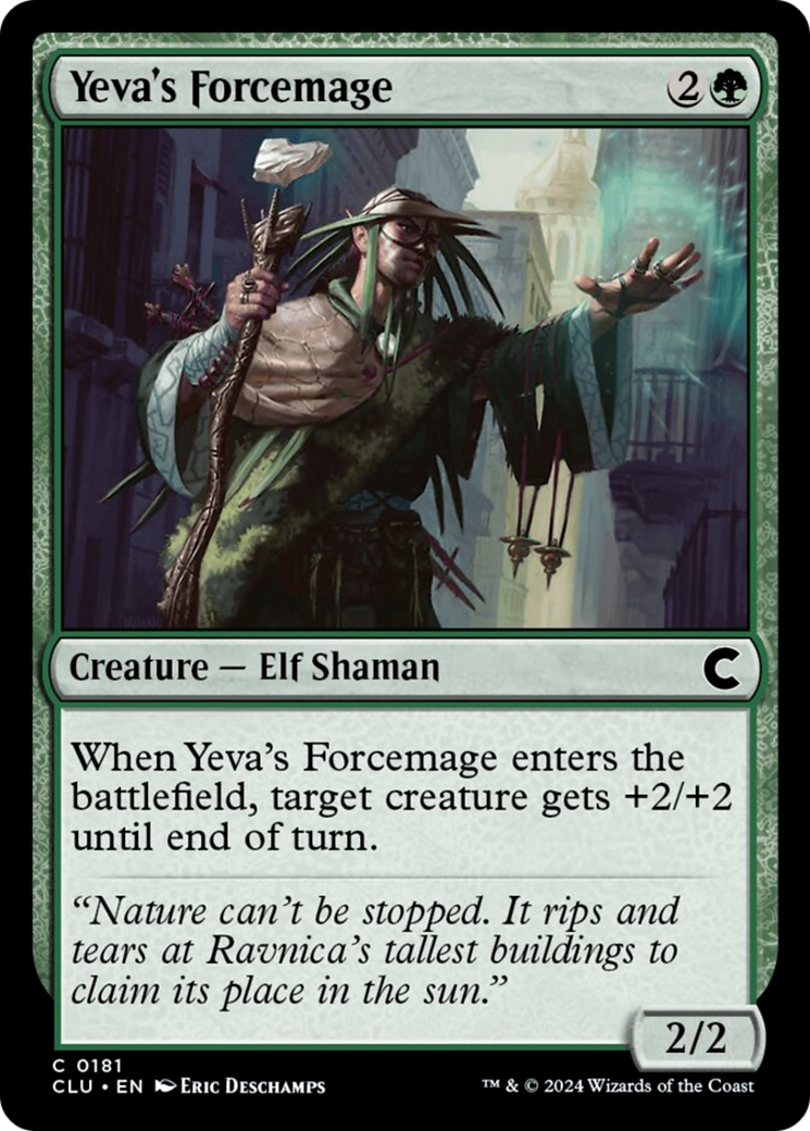 Yeva's Forcemage [Ravnica: Clue Edition] | North Valley Games