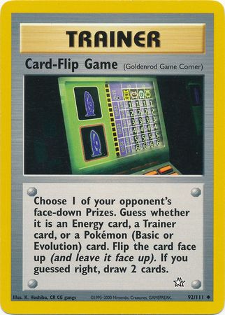 Card-Flip Game (92/111) [Neo Genesis Unlimited] | North Valley Games
