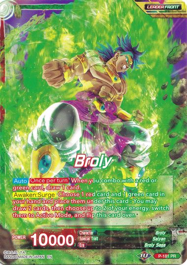 Broly // Broly, Surge of Brutality (Collector's Selection Vol. 1) (P-181) [Promotion Cards] | North Valley Games