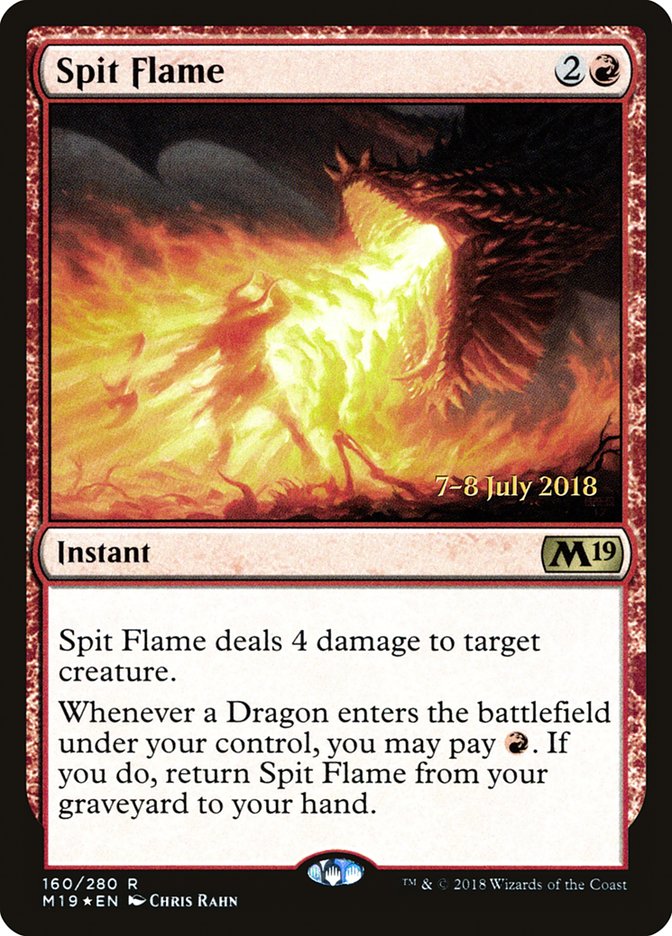 Spit Flame [Core Set 2019 Prerelease Promos] | North Valley Games