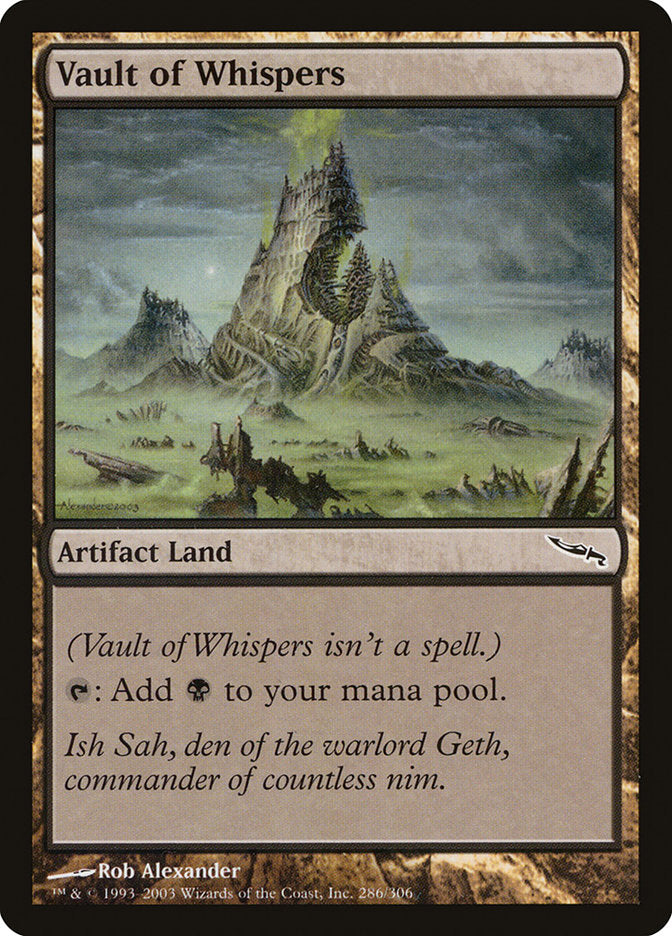 Vault of Whispers [Mirrodin] | North Valley Games