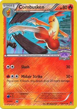 Combusken (13/111) (States Championship Promo) [XY: Furious Fists] | North Valley Games