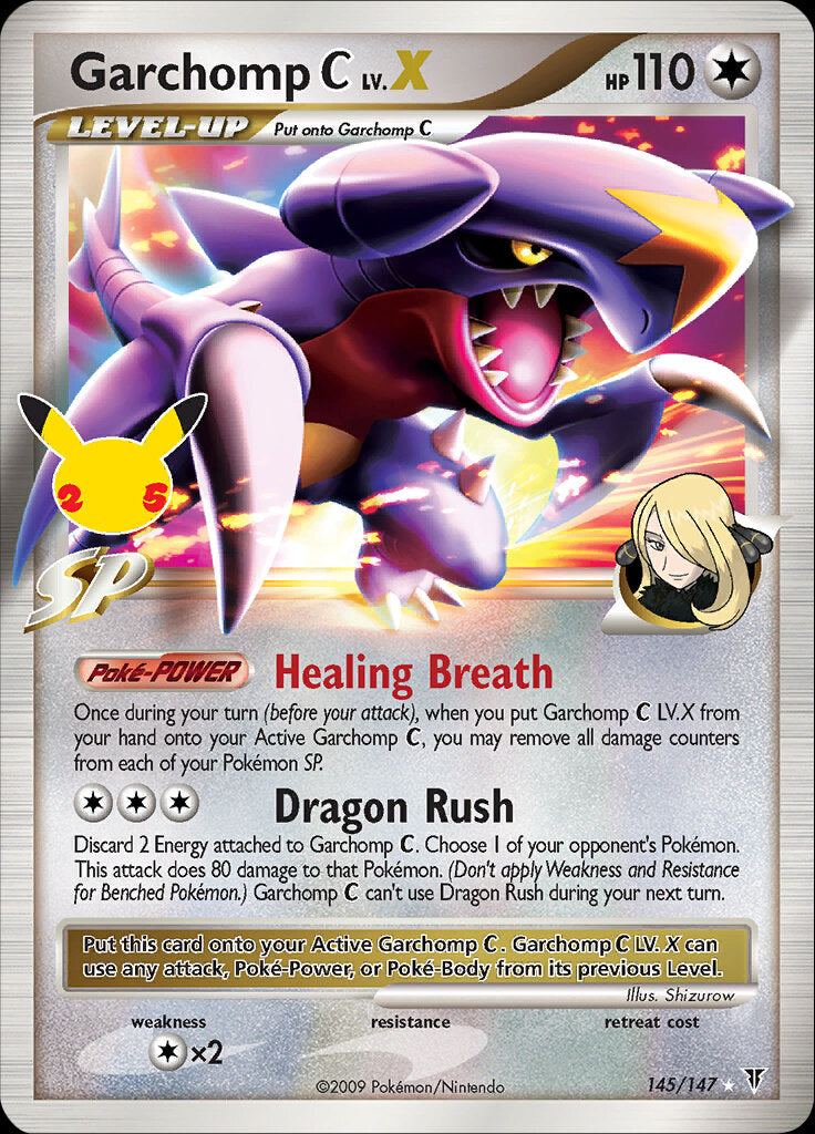 Garchomp C LV.X (145/147) [Celebrations: 25th Anniversary - Classic Collection] | North Valley Games