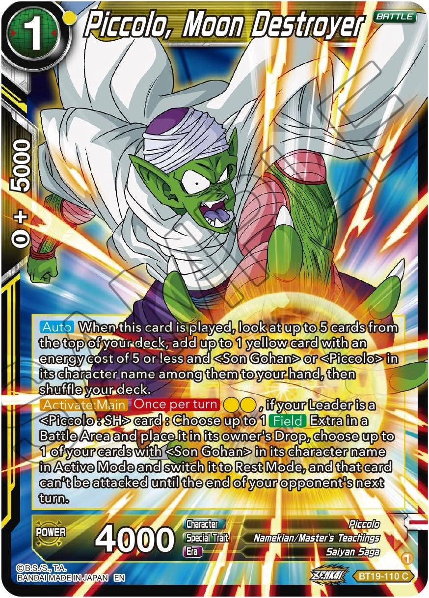 Piccolo, Moon Destroyer (BT19-110) [Fighter's Ambition] | North Valley Games