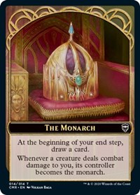 The Monarch // Treasure Double-sided Token [Commander Legends] | North Valley Games