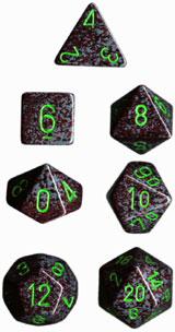 Chessex: Speckled Polyhedral Dice Set | North Valley Games