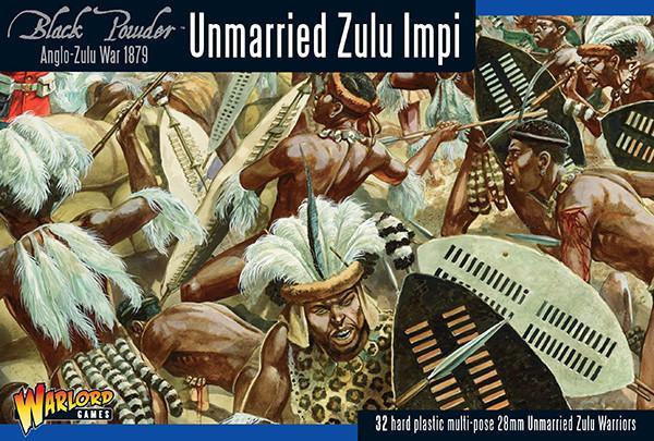 Unmarried Zulu Impi - Black Powder | North Valley Games