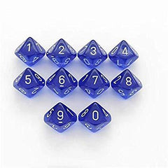 Chessex: Translucent D10 Dice Set | North Valley Games