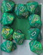 Chessex: Festive™ D10 DICE SET