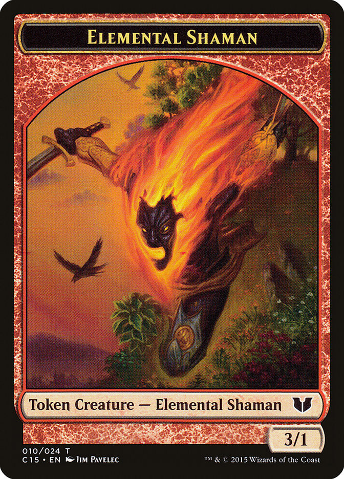 Elemental Shaman Token [Commander 2015 Tokens] | North Valley Games
