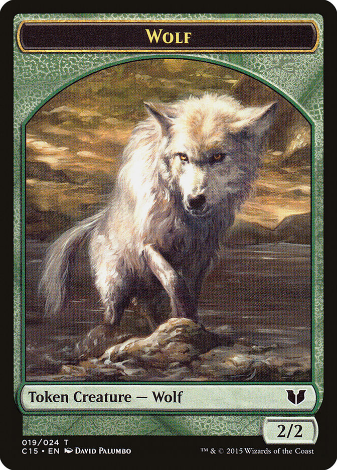 Wolf Token [Commander 2015 Tokens] | North Valley Games