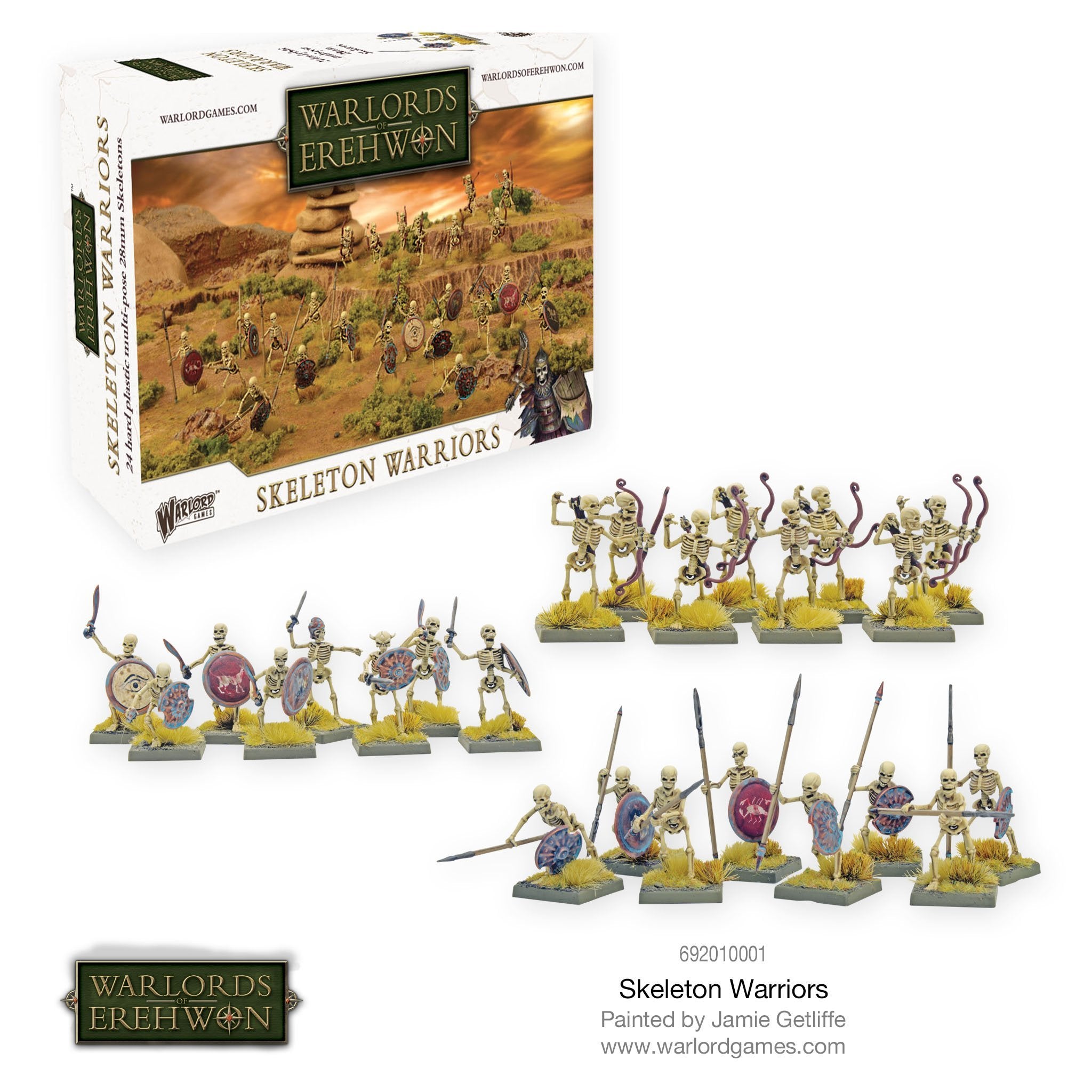 Skeleton Warriors - Warlords of Erehwon | North Valley Games