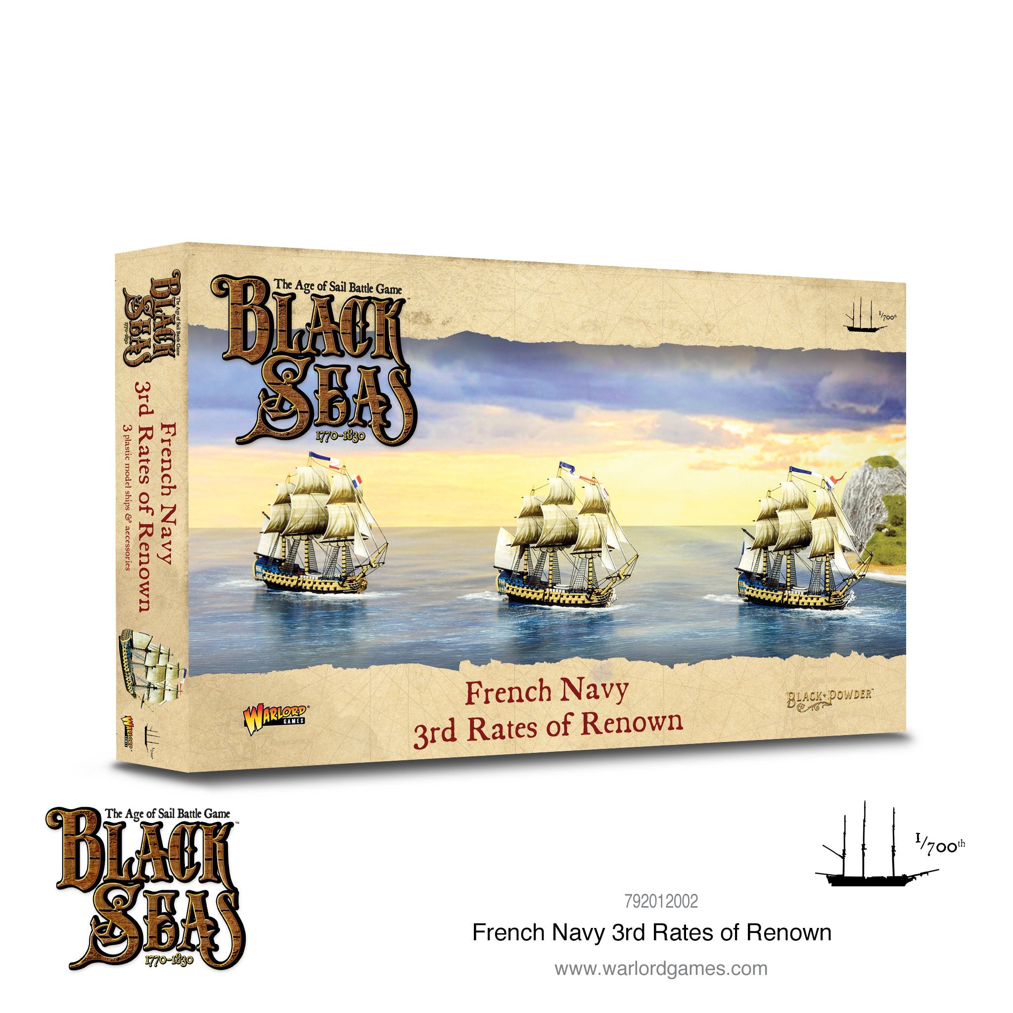 French Navy 3rd Rates of Renown - Black Seas | North Valley Games