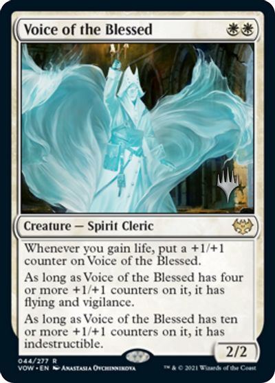 Voice of the Blessed (Promo Pack) [Innistrad: Crimson Vow Promos] | North Valley Games