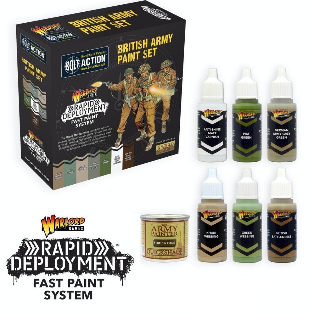 Bolt Action British Army Paint Set | Army Painter | North Valley Games