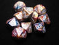 Chessex: Festive™ D10 DICE SET