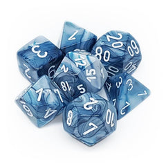 Chessex: D10 Lustrous™ DICE SET | North Valley Games