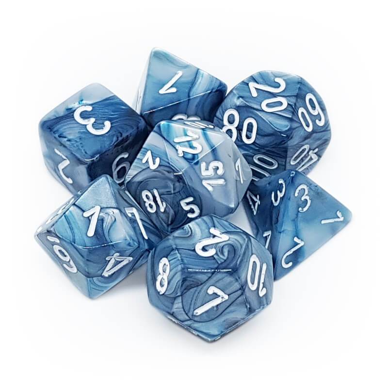 Chessex: Polyhedral Lustrous™Dice sets | North Valley Games