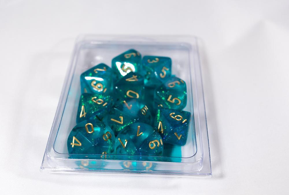 Chessex: D6 Borealis™ D10 Dice Set | North Valley Games