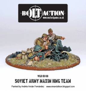 Soviet Maxim HMG Crew | North Valley Games