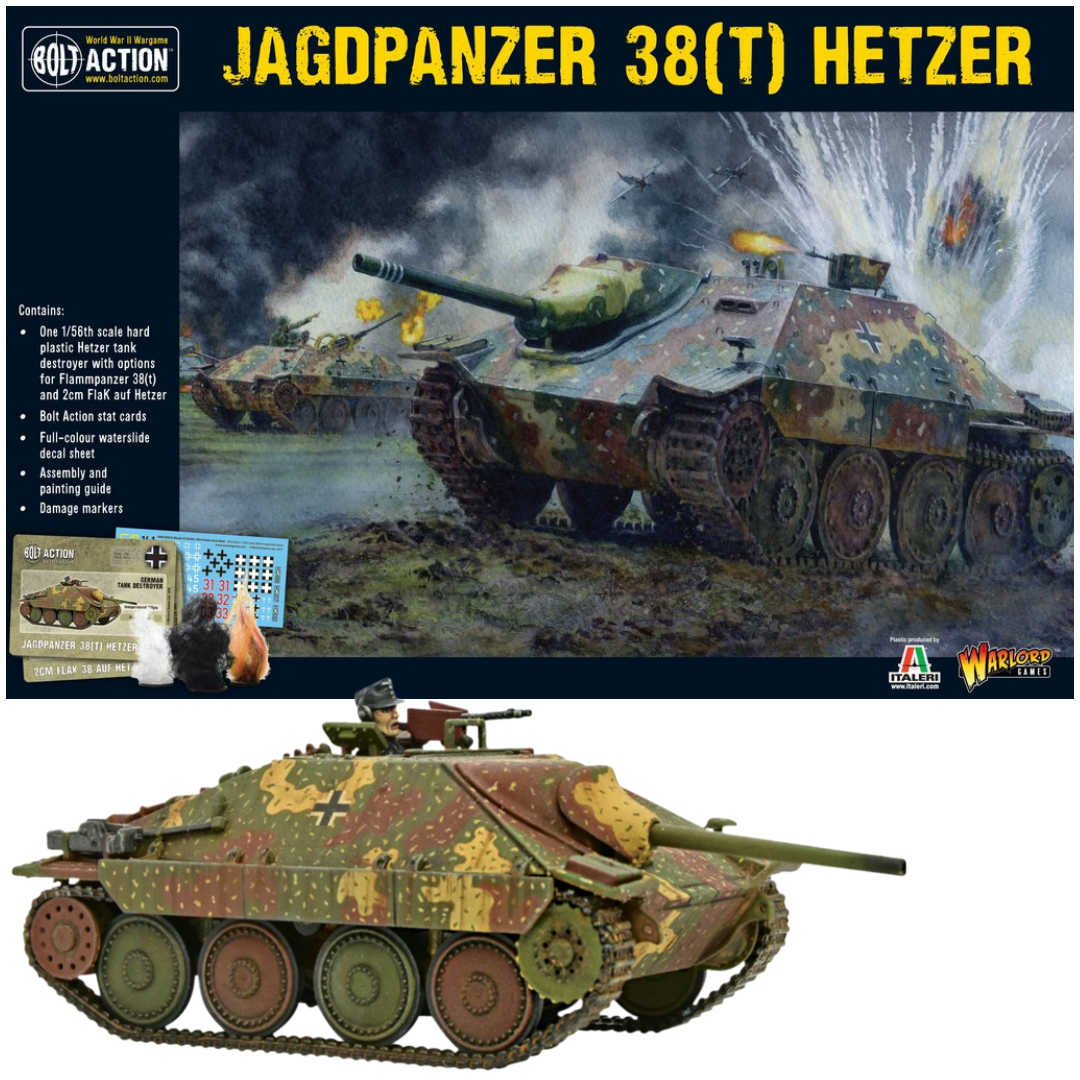 Jagdpanzer 38(t) Hetzer (Plastic) | Bolt Action | North Valley Games