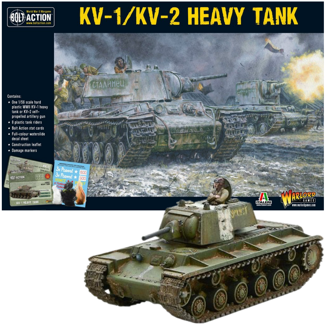 KV-1/KV-2 Heavy Tank (Plastic) | Bolt Action | North Valley Games