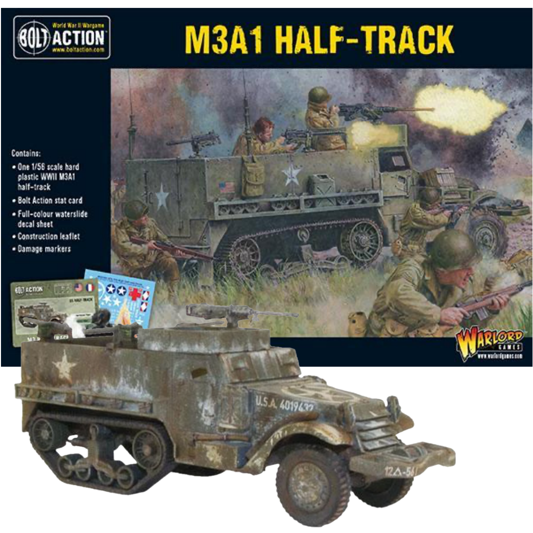 M3A1 Half-track (Plastic) | Bolt Action | North Valley Games