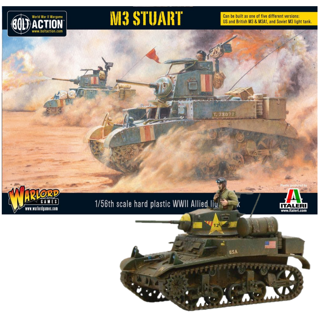 M3 Stuart Light Tank (Plastic) | Bolt Action | North Valley Games