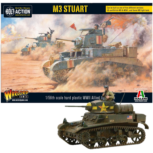 M3 Stuart Light Tank (Plastic) | Bolt Action