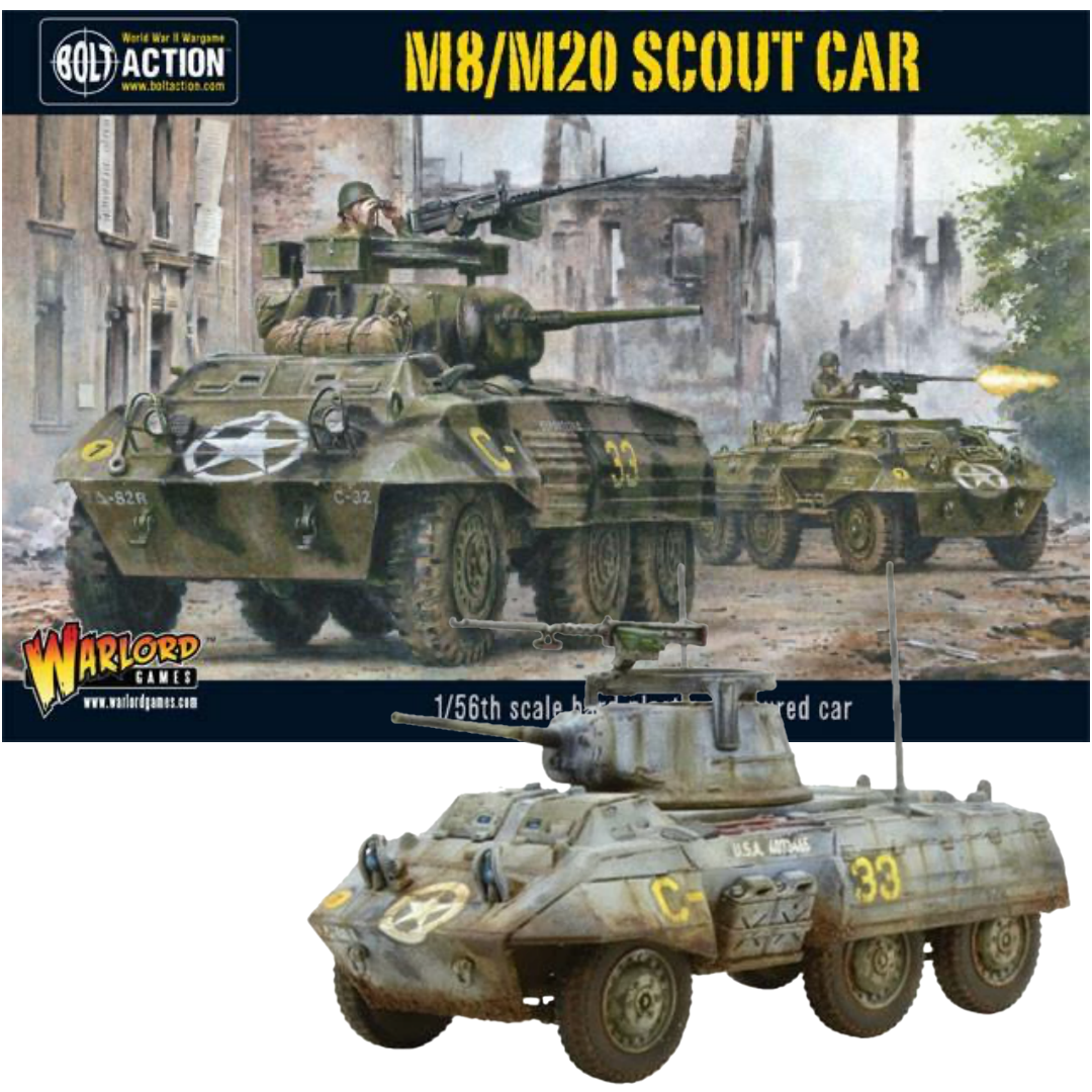 M8/M20 Greyhound Scout Car (Plastic) | Bolt Action | North Valley Games