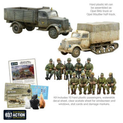Opel Blitz/Maultier (Plastic) Contents | Bolt Action | North Valley Games