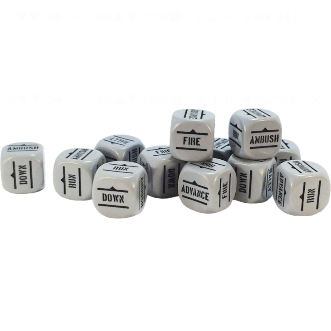 Warlord Games Order Dice Pack - Grey | North Valley Games