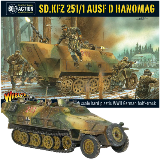 Sd.Kfz 251/1 Ausf D Hanomag (Plastic) | Bolt Action