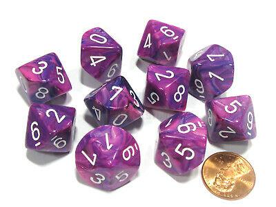 Chessex: Festive™ D10 DICE SET | North Valley Games