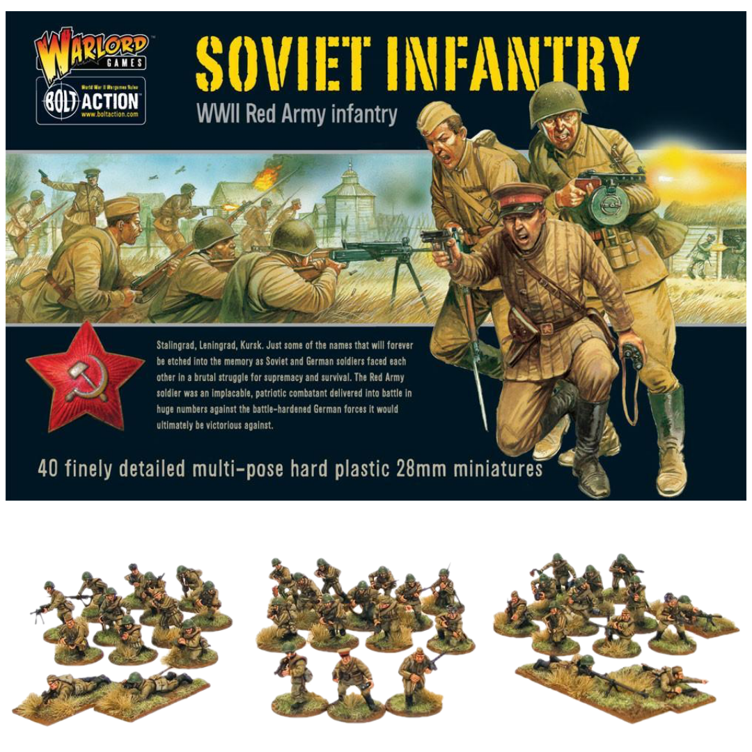 Soviet Infantry WWII Red Army Infantry | Bolt Action | North Valley Games