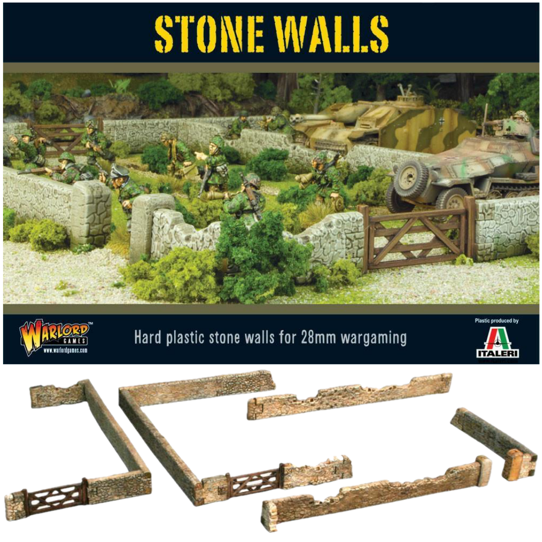 Stone Walls (Plastic) | Warlord Games | North Valley Games