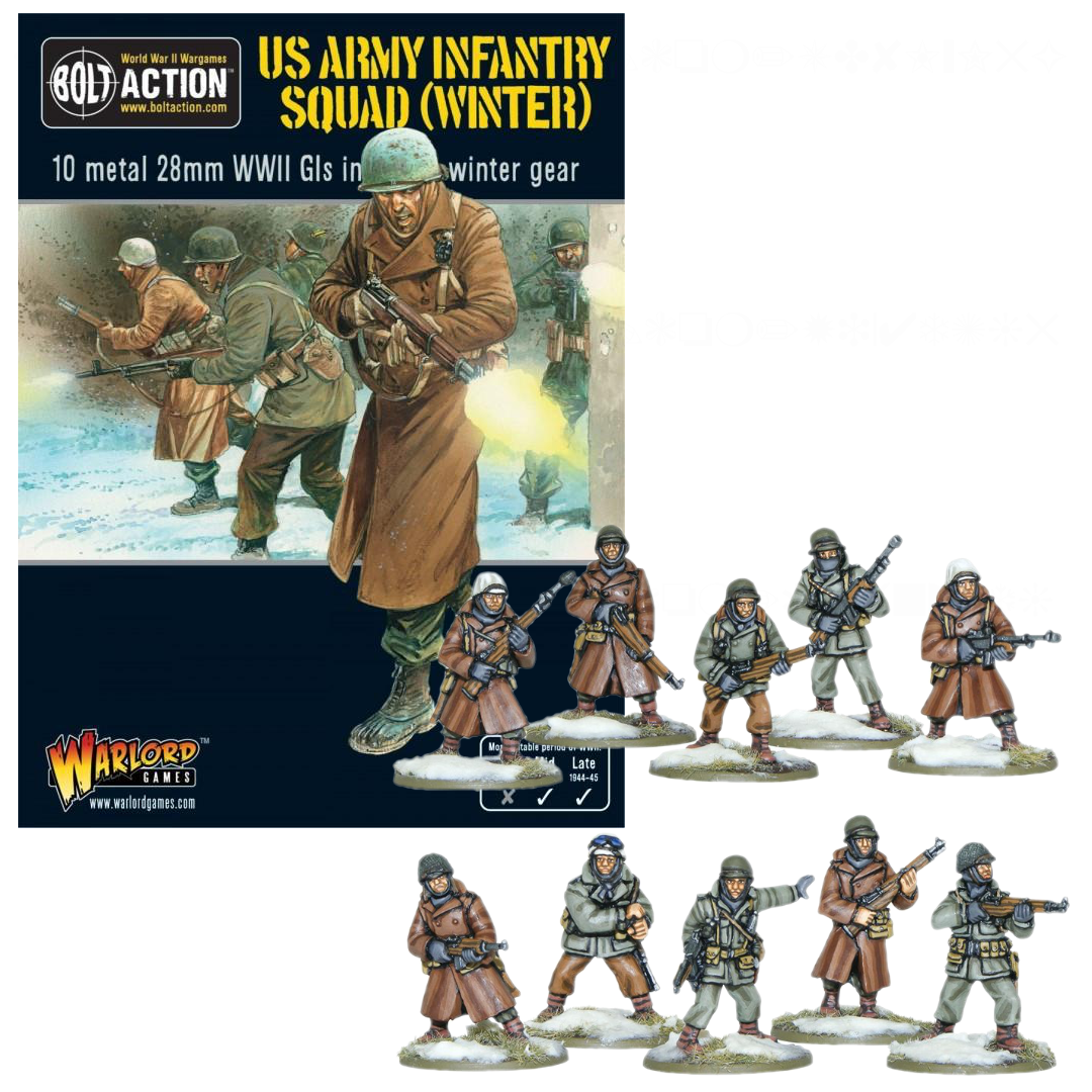 US Army Infantry Squad (Winter) | Bolt Action | North Valley Games