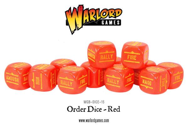 Order Dice Pack - Red | North Valley Games