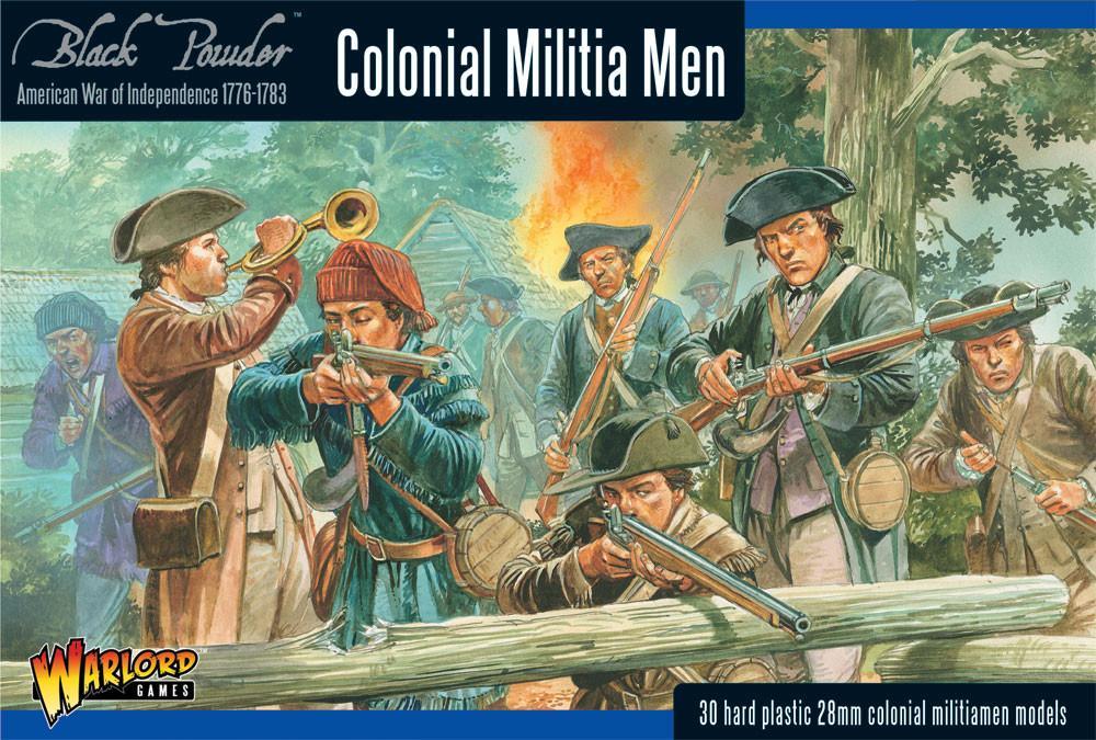 Colonial Militia Men - Black Powder | North Valley Games
