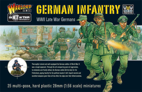 WWII German Infantry plastic boxed set | North Valley Games