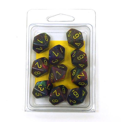 Chessex: Festive™ D10 DICE SET