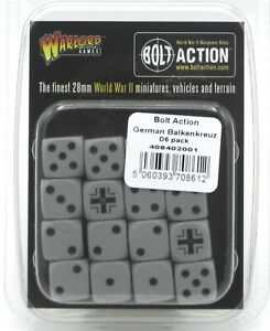 Bolt Action D6 Dice Pack German Balkenkreuz