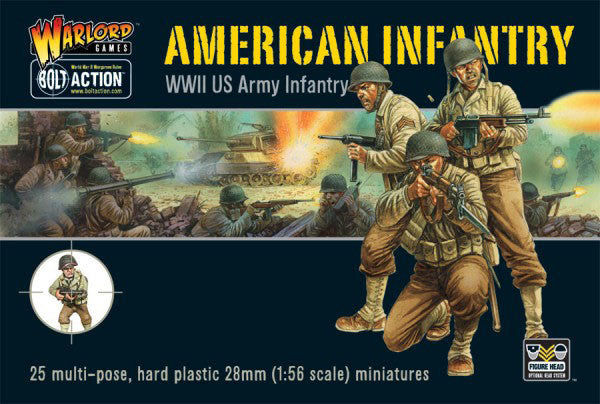 WWII AMERICAN INFANTRY PLASTIC BOXED SET | North Valley Games
